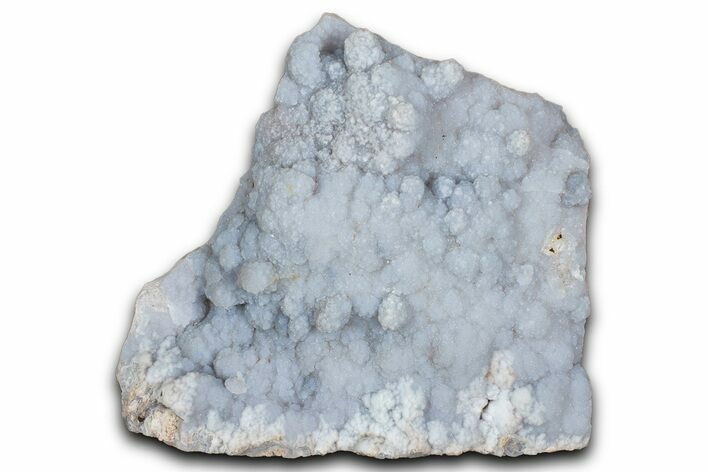 Botryoidal Blue Chalcedony Pseudomorph After Anhydrite - Peru #350755